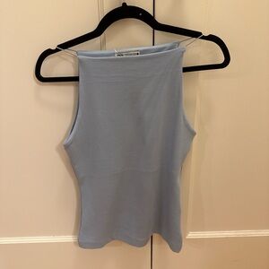 Zara Blue Halter tank